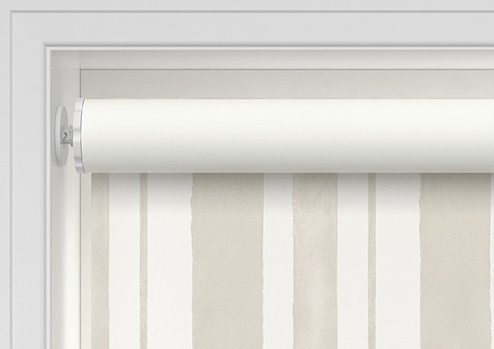 Shabby Chic by Rachel Ashwell Watercolour Stripe (Blackout), Natural - Twist&Fit Roller Blind - Image 9